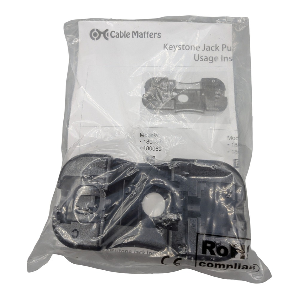 Cable Matters Keystone Jack Punch Down Stand Model 180056 Black